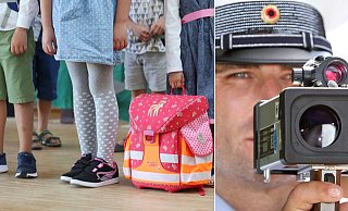 Speziell zum Schulanfang wird die Polizei den Verkehr kontrollieren. Wer zu schnell fährt, muss mit konsequenten Strafen rechnen. - picture alliance / Andreas Zobe Speziell zum Schulanfang wird die Polizei den Verkehr kontrollieren. Wer zu schnell fährt, muss mit konsequenten Strafen rechnen. - picture alliance / Andreas Zobe