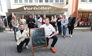 Im ehemaligen Schuhhaus Vorhölter bieten neun regionale Produzenten ihre Ware an. - Nicole Sielermann Im ehemaligen Schuhhaus Vorhölter bieten neun regionale Produzenten ihre Ware an. - Nicole Sielermann