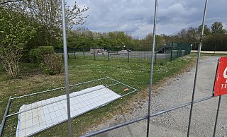 Im Sommer soll hier die neue Anlage schon genutzt werden können. - Gerald Dunkel Im Sommer soll hier die neue Anlage schon genutzt werden können. - Gerald Dunkel