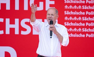 Dass die SPD bei der nächsten Bundestagswahl wie 2021 ein Ergebnis von über 25 Prozent erzielen könnte, glaubt nur eine kleine Minderheit der Parteimitglieder. (Archivbild) - Sebastian Kahnert/dpa Dass die SPD bei der nächsten Bundestagswahl wie 2021 ein Ergebnis von über 25 Prozent erzielen könnte, glaubt nur eine kleine Minderheit der Parteimitglieder. (Archivbild) - Sebastian Kahnert/dpa