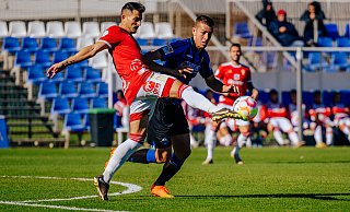 Testspiel des SC Paderborn gegen Real Murcia im Trainingslager in Roldan in Spanien. - Besim Mazhiqi Testspiel des SC Paderborn gegen Real Murcia im Trainingslager in Roldan in Spanien. - Besim Mazhiqi
