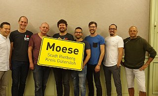In der Planung: Das Organisationsteam des "Getoese in Moese"-Festivals In der Planung: Das Organisationsteam des "Getoese in Moese"-Festivals