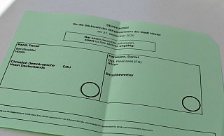 So sieht der Stimmzettel für die Bürgermeister-Stichwahl am 27. September aus. Foto: Stadt Höxter - Stadt Höxter So sieht der Stimmzettel für die Bürgermeister-Stichwahl am 27. September aus. Foto: Stadt Höxter - Stadt Höxter