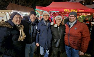 Nehmen jedes Jahr gerne am Weihnachtsmarkt teil: die Familien Burdich, Hamel und Kühl. - Alexandra Stratmeier Nehmen jedes Jahr gerne am Weihnachtsmarkt teil: die Familien Burdich, Hamel und Kühl. - Alexandra Stratmeier