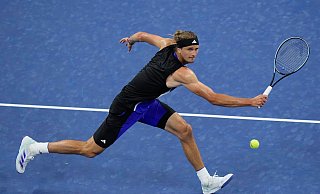 Alexander Zverev erreicht das Achtelfinale bei den US Open. - Frank Franklin II/AP Alexander Zverev erreicht das Achtelfinale bei den US Open. - Frank Franklin II/AP