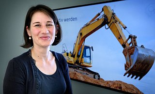 Auf dem Weg der Genesung: Nina Herrling, städtische Baudezernentin. Foto: Andreas Frücht Auf dem Weg der Genesung: Nina Herrling, städtische Baudezernentin. Foto: Andreas Frücht