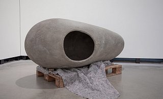 Die Arbeit "Solo-Sleepmodule" des Künstlers Louis de Cordier ware eine Vorstudie zu einem größeren Projekt. - Hans Schröder Die Arbeit "Solo-Sleepmodule" des Künstlers Louis de Cordier ware eine Vorstudie zu einem größeren Projekt. - Hans Schröder