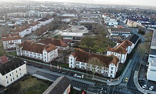 Auf dem Alanbrooke-Gelände gehen die Arbeiten voran. Die Entwürfe von vier Planungsbüros sind nun in der engeren Auswahl für den sozialen Wohnungsbau im neuen Stadtquartier. - Jens Reddeker Auf dem Alanbrooke-Gelände gehen die Arbeiten voran. Die Entwürfe von vier Planungsbüros sind nun in der engeren Auswahl für den sozialen Wohnungsbau im neuen Stadtquartier. - Jens Reddeker