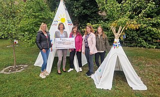 Der evangelische Kindergarten Brummkreisel in Espelkamp freut sich über neue Tipis, die durch die Sparkassen-Sparlotterie finanziert wurden. - Sparkasse Minden-Lübbecke Der evangelische Kindergarten Brummkreisel in Espelkamp freut sich über neue Tipis, die durch die Sparkassen-Sparlotterie finanziert wurden. - Sparkasse Minden-Lübbecke