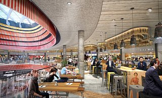 So wird der Foodcourt im Loom aussehen. - ECE So wird der Foodcourt im Loom aussehen. - ECE