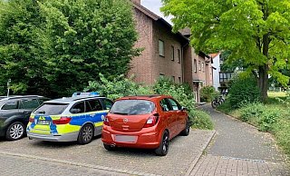 Im hinteren Teil des Mehrfamilienhauses an der Krakostraße ereignete sich die Bluttat im Juni diesen Jahres. - Ralph Meyer Im hinteren Teil des Mehrfamilienhauses an der Krakostraße ereignete sich die Bluttat im Juni diesen Jahres. - Ralph Meyer