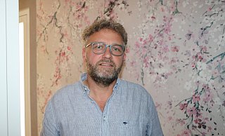 Malermeister Christian Frings aus Rheda-Wiedenbrück ist Lehrlingswart der Maler-, Lackierer- und Raumausstatter-Innung Gütersloh. - Anja Hustert Malermeister Christian Frings aus Rheda-Wiedenbrück ist Lehrlingswart der Maler-, Lackierer- und Raumausstatter-Innung Gütersloh. - Anja Hustert