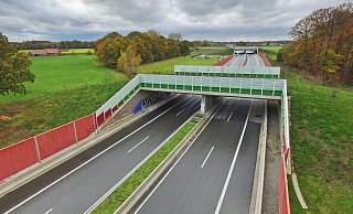 An der Anschlussstelle Bad Rothenfelde/Dissen kommt es in der nächsten Woche zu nächtlichen Volllsperrungen. - Sarah Jonek An der Anschlussstelle Bad Rothenfelde/Dissen kommt es in der nächsten Woche zu nächtlichen Volllsperrungen. - Sarah Jonek