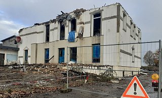 Die Ruine des Bordells an der Herforder Straße. - Jobst Lüdeking Die Ruine des Bordells an der Herforder Straße. - Jobst Lüdeking