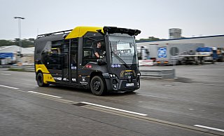 Autonome Busse wie diese sollen schon bald in Herford ihren Dienst aufnehmen. - dpa Autonome Busse wie diese sollen schon bald in Herford ihren Dienst aufnehmen. - dpa