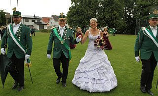 Reinhard und Doris Dreker sind das Königpaar in Haaren. - Johannes Büttner Reinhard und Doris Dreker sind das Königpaar in Haaren. - Johannes Büttner