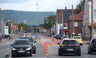Der Umbau der Mindener Straße soll zumindest zum Teil über den Bau des Radschnellweges finanziert werden, so hofft die Stadt Bad Oeynhausen. - Ulf Hanke Der Umbau der Mindener Straße soll zumindest zum Teil über den Bau des Radschnellweges finanziert werden, so hofft die Stadt Bad Oeynhausen. - Ulf Hanke
