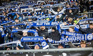 Die Fans des DSC Arminia Bielefeld sind voller Vorfreude auf die neue Saison in der 2. Liga. - Sarah Jonek Die Fans des DSC Arminia Bielefeld sind voller Vorfreude auf die neue Saison in der 2. Liga. - Sarah Jonek