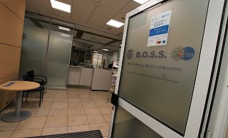 Die Boss-Wache Paderborn ist seit Mai in den Räumen der früheren Sparkassenfiliale Südstadt an der Borchener Straße untergebracht. - Rajkumar Mukherjee Die Boss-Wache Paderborn ist seit Mai in den Räumen der früheren Sparkassenfiliale Südstadt an der Borchener Straße untergebracht. - Rajkumar Mukherjee