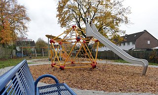 Der Spielplatz an der Uhlandstraße im Paderborner Osten wurde erst im vergangenen Jahr neu gebaut. - Pauline Maus Der Spielplatz an der Uhlandstraße im Paderborner Osten wurde erst im vergangenen Jahr neu gebaut. - Pauline Maus