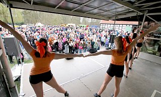 Tanzgruppen heizen die Stimmung beim Narzissenfest an, während rund 1.000 Besucher die Open-Air-Saison in Spenge eröffnen. - Anrdeas Sundermeier Tanzgruppen heizen die Stimmung beim Narzissenfest an, während rund 1.000 Besucher die Open-Air-Saison in Spenge eröffnen. - Anrdeas Sundermeier