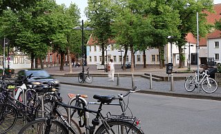 Der Klosterplatz in der Bielefelder Altstadt soll im Zuge des Projekts "Altstadt-Raum" umgestaltet werden. - Marco Hilla Der Klosterplatz in der Bielefelder Altstadt soll im Zuge des Projekts "Altstadt-Raum" umgestaltet werden. - Marco Hilla