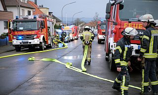 Fast alle Einheiten der Feuerwehr waren vor Ort. - Felix Eisele Fast alle Einheiten der Feuerwehr waren vor Ort. - Felix Eisele