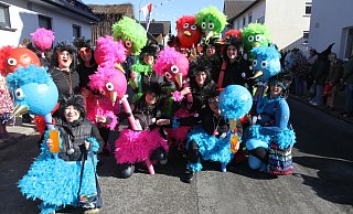 In Fürstenberg waren am Rosenmontag die Narren los. - Johannes Büttner In Fürstenberg waren am Rosenmontag die Narren los. - Johannes Büttner