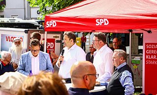 Vizekanzler Lars Klingbeil ist am 2. September 2025 in Herford zu Gast. - Daniel Salmon Vizekanzler Lars Klingbeil ist am 2. September 2025 in Herford zu Gast. - Daniel Salmon