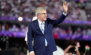 Bach tritt im kommenden Jahr als IOC-Präsident ab. - Natacha Pisarenko/AP/dpa Bach tritt im kommenden Jahr als IOC-Präsident ab. - Natacha Pisarenko/AP/dpa