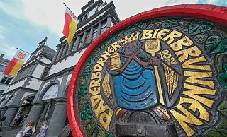 Der Bierbrunnen ist ein beliebets Libori-Ziel. - Foto: Andreas Zobe/NW Der Bierbrunnen ist ein beliebets Libori-Ziel. - Foto: Andreas Zobe/NW