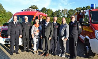 Ihren Geburtstag feierte die Löschgruppe der Freiwilligen Feuerwehr mit befreundeten Wehren und einer Fahrzeugsegnung. - Silke Riethmüller Ihren Geburtstag feierte die Löschgruppe der Freiwilligen Feuerwehr mit befreundeten Wehren und einer Fahrzeugsegnung. - Silke Riethmüller