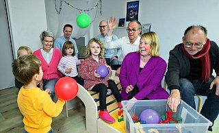 Die Stadtwerke und die von Laer Stiftung stellen Kita Werksgarten vor nahe der Stadtwerke vor. - Barbara Franke Die Stadtwerke und die von Laer Stiftung stellen Kita Werksgarten vor nahe der Stadtwerke vor. - Barbara Franke