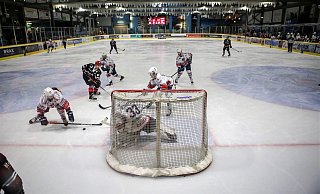 Für die Herforder Ice Dragons um Stürmer Tim Krüger steht Spiel eins nach dem 0:8-Debakel gegen Krefeld an. In eigener Halle geht es gegen den Herner EV. - Yvonne Gottschlich Für die Herforder Ice Dragons um Stürmer Tim Krüger steht Spiel eins nach dem 0:8-Debakel gegen Krefeld an. In eigener Halle geht es gegen den Herner EV. - Yvonne Gottschlich