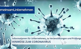 Die Homepage der IHK begrüßt zeitgemäß ihre Gäste. Viele Firmen leiden bereits unter der Corona-Krise. - Screenshot NW Die Homepage der IHK begrüßt zeitgemäß ihre Gäste. Viele Firmen leiden bereits unter der Corona-Krise. - Screenshot NW
