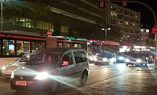 Auf etlichen Straßen herrschen chaotische Zustände. - Frauke Huhn Auf etlichen Straßen herrschen chaotische Zustände. - Frauke Huhn