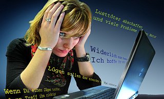 Beschimpfungen und Beleidigungen in den sozialen Netzwerken sind mittlerweile für viele Alltag geworden. - Andreas Frücht Beschimpfungen und Beleidigungen in den sozialen Netzwerken sind mittlerweile für viele Alltag geworden. - Andreas Frücht