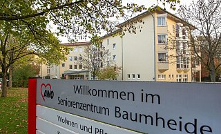 Das AWO-Seniorenzentrum in Baumheide muss nach Bekanntwerden des vierten Legionärskranken im Haus schließen. - Oliver Krato Das AWO-Seniorenzentrum in Baumheide muss nach Bekanntwerden des vierten Legionärskranken im Haus schließen. - Oliver Krato