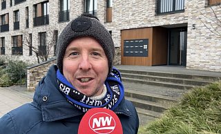 Die Fans von Arminia Bielefeld waren nach dem Sieg gegen Erzgebirge Aue erleichtert. - Jan Husmann Die Fans von Arminia Bielefeld waren nach dem Sieg gegen Erzgebirge Aue erleichtert. - Jan Husmann