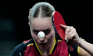 Deutschlands Tischtennis-Hoffnung Annett Kaufmann. - Petros Giannakouris/AP/dpa Deutschlands Tischtennis-Hoffnung Annett Kaufmann. - Petros Giannakouris/AP/dpa