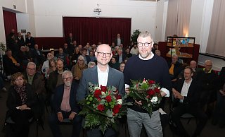 Christian Antl (l.) ist der Bürgermeisterkandidat der SPD. Er siegte bei der Wahl im Alten Wartesaal gegen Daniel Schneider. - Dirk Windmöller Christian Antl (l.) ist der Bürgermeisterkandidat der SPD. Er siegte bei der Wahl im Alten Wartesaal gegen Daniel Schneider. - Dirk Windmöller