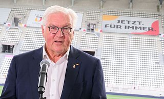 Steinmeier wünscht sich Olympische Spiele auch in Deutschland. - Julian Stratenschulte/dpa Steinmeier wünscht sich Olympische Spiele auch in Deutschland. - Julian Stratenschulte/dpa