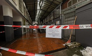 Die Eilers-Passage musste wegen der Schneelast auf dem Glasdach gesperrt werden. - Andreas Zobe Die Eilers-Passage musste wegen der Schneelast auf dem Glasdach gesperrt werden. - Andreas Zobe
