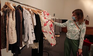 Im Marta-Forum haben Kleidungsstücke neue Besitzer gefunden. - Susanne Barth Im Marta-Forum haben Kleidungsstücke neue Besitzer gefunden. - Susanne Barth