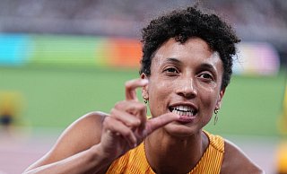 Malaika Mihambo ist mit den Bedingungen vor Ort nicht zufrieden. - Michael Kappeler/dpa Malaika Mihambo ist mit den Bedingungen vor Ort nicht zufrieden. - Michael Kappeler/dpa