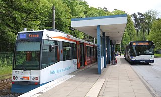 Der Streit um den Weiterbau der Stadtbahnlinie 1 nach Sennestadt geht weiter. - Silke Kröger Der Streit um den Weiterbau der Stadtbahnlinie 1 nach Sennestadt geht weiter. - Silke Kröger