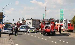 Auf der B 65 herrscht derzeit noch Chaos. - Frank Hartmann Auf der B 65 herrscht derzeit noch Chaos. - Frank Hartmann