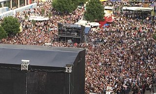 Los geht's: Das Campus Festival Bielefeld hat begonnen. - Alexandra Buck Los geht's: Das Campus Festival Bielefeld hat begonnen. - Alexandra Buck
