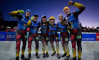 Goldrausch in Whistler: Rodel-Team mit überragender Medaillenbilanz. - DARRYL DYCK/The Canadian Press/AP/dpa Goldrausch in Whistler: Rodel-Team mit überragender Medaillenbilanz. - DARRYL DYCK/The Canadian Press/AP/dpa