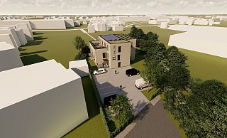 Auf dem ehemaligen B+R-gelände plant Hagedorn ein Boardinghaus für die firmeneigenen Mitarbeiter. - Hagedorn Auf dem ehemaligen B+R-gelände plant Hagedorn ein Boardinghaus für die firmeneigenen Mitarbeiter. - Hagedorn